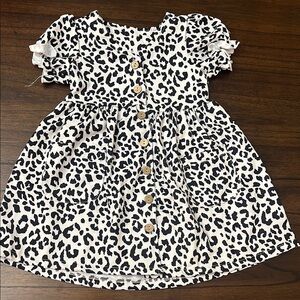 Leopard Print Kids Dress